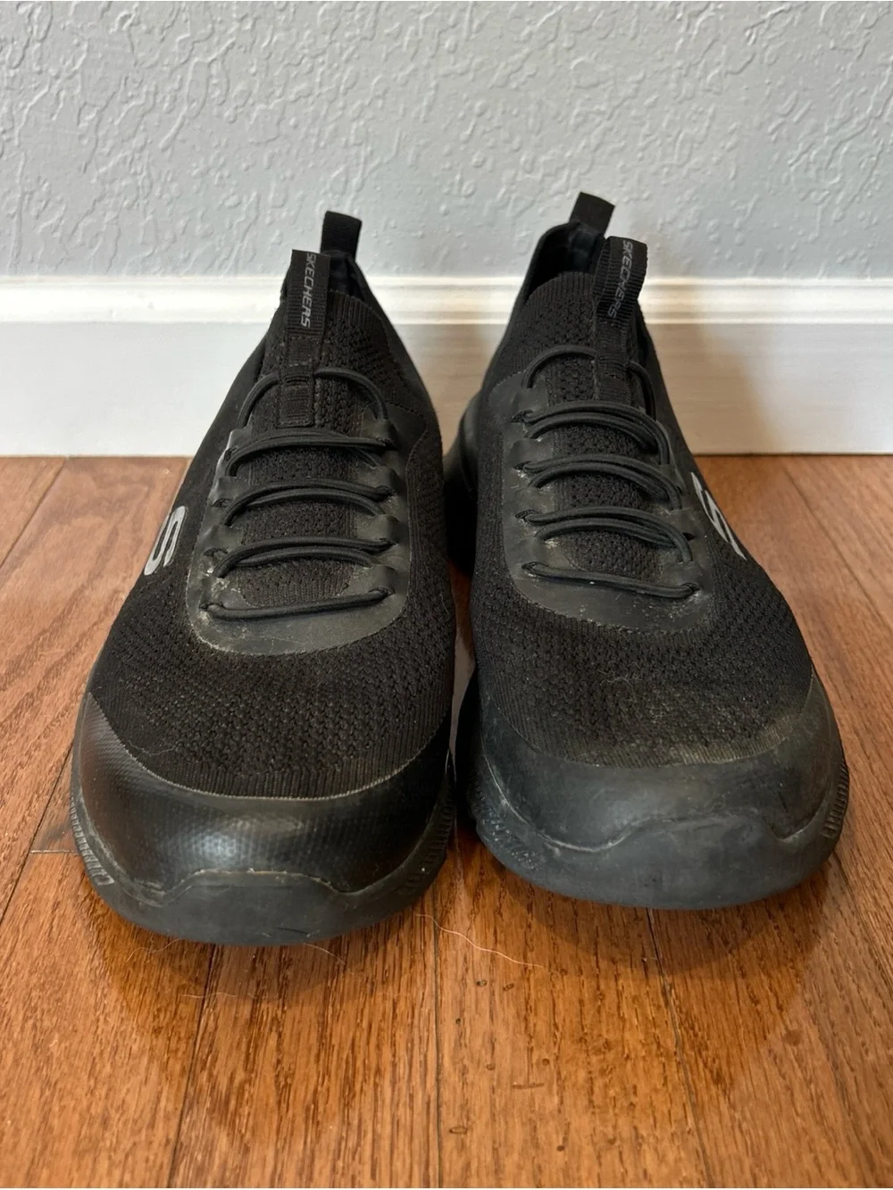 Skechers Stretch Fit Running Walking Shoes Slip On Sneakers Men’s Size 11 Black